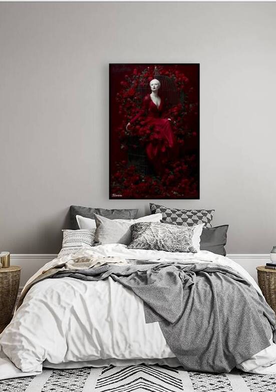 Lady in red FA 25 2x3  105 by Ksavera ART