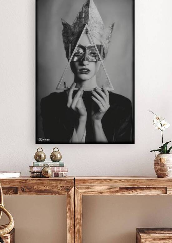 Futuristic portrait FA 25 2x3  100 by Ksavera ART
