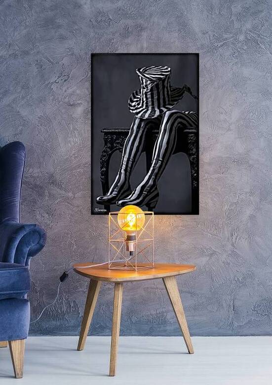 Striped boots and hat FA 25 2x3  107 by Ksavera ART
