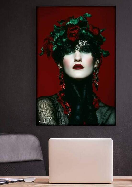 Portrait of lady FA 25 2x3  150 by Ksavera ART