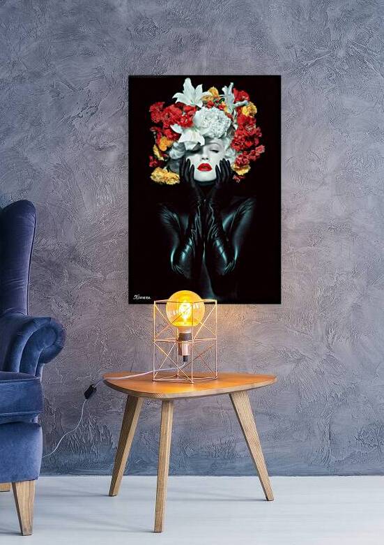 Portrait of lady FA 25 2x3  159 by Ksavera ART