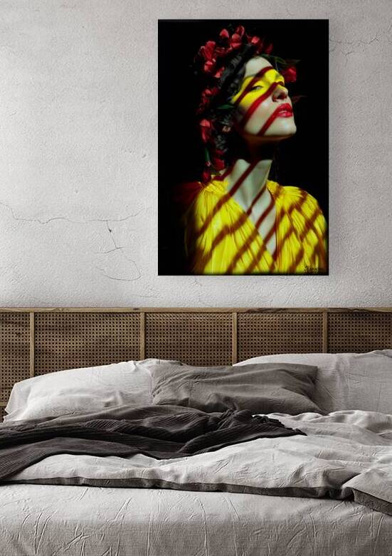 Lady in yellow FA 25 2x3  161 by Ksavera ART