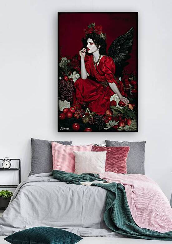 Lady in red FA 25 2x3  154 by Ksavera ART
