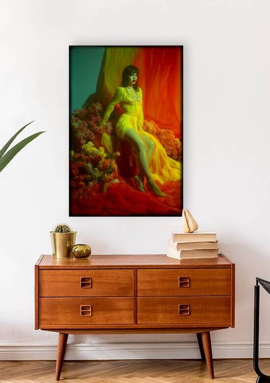 Lady in yellow FA 25 2x3  155 by Ksavera ART