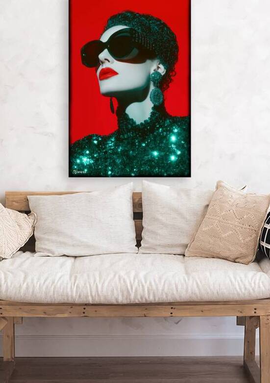 Portrait of lady FA 25 2x3  165 by Ksavera ART
