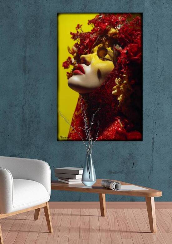 Lady in red FA 25 2x3  173 by Ksavera ART