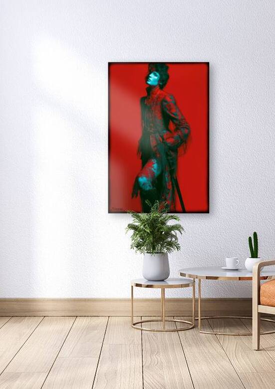 Lady in red FA 25 2x3  249 by Ksavera ART