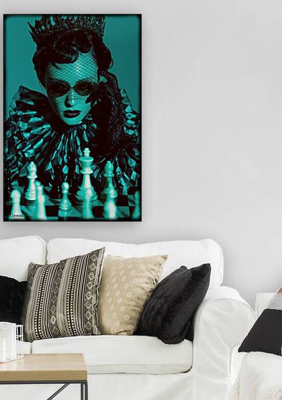 Queen of chess FA 25 2x3  224 by Ksavera ART
