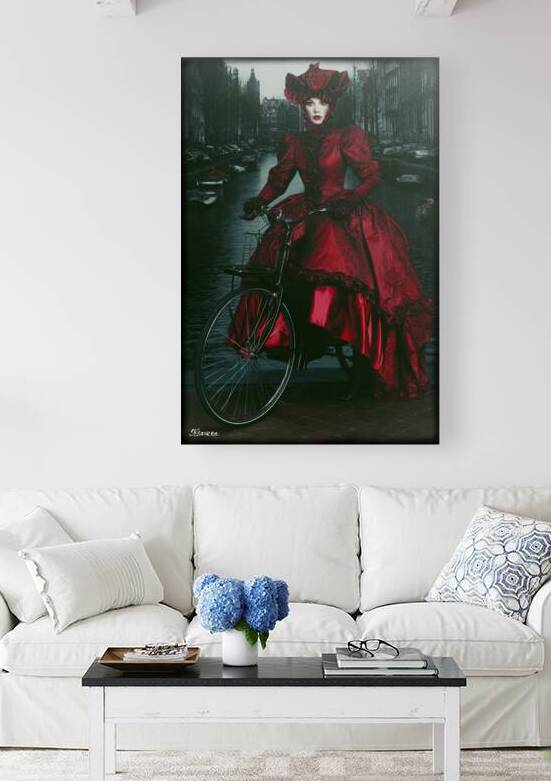 Lady in red FA 25 2x3  257 by Ksavera ART