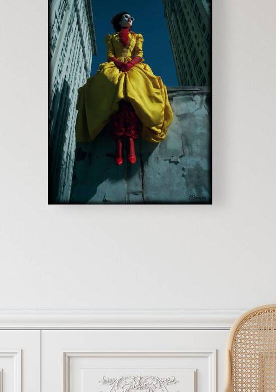 Lady in Yellow FA 25 2x3  218 by Ksavera ART
