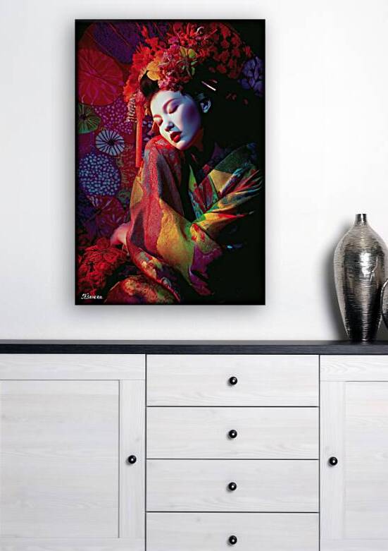Geisha FA 25 2x3  285 by Ksavera ART