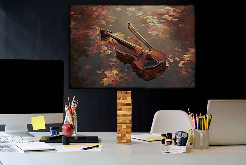 Violin FA 25 2x3  270 by Ksavera ART