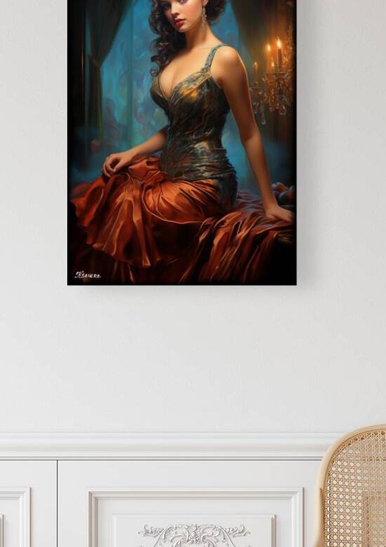 Portrait of a lady FA 25 2x3  358 by Ksavera ART