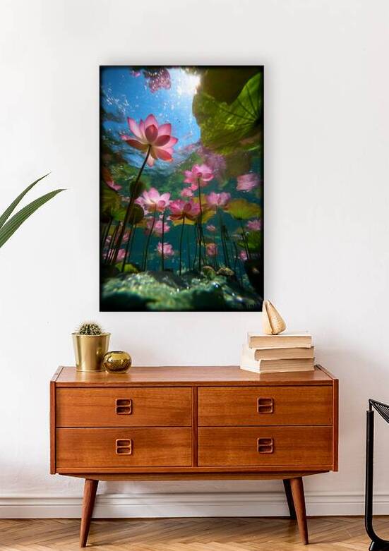 Underwater lotus FA 25 2x3  362 by Ksavera ART