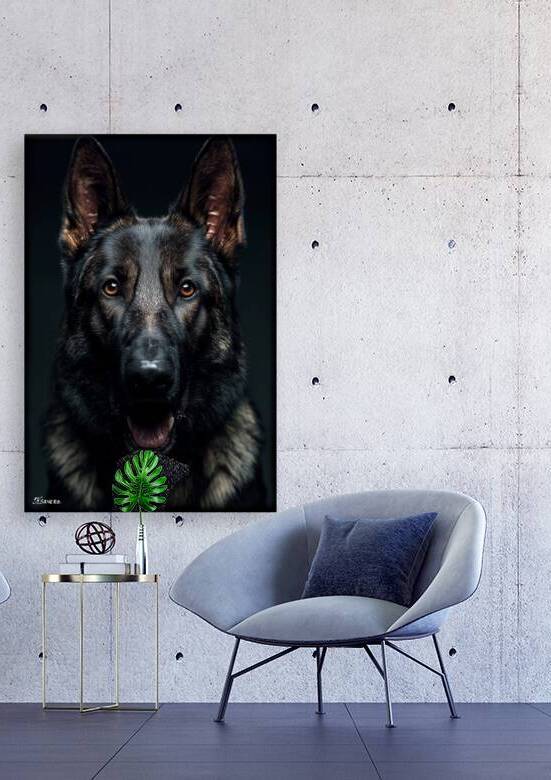 Portrait of a dog FA 25 2x3  336 by Ksavera ART