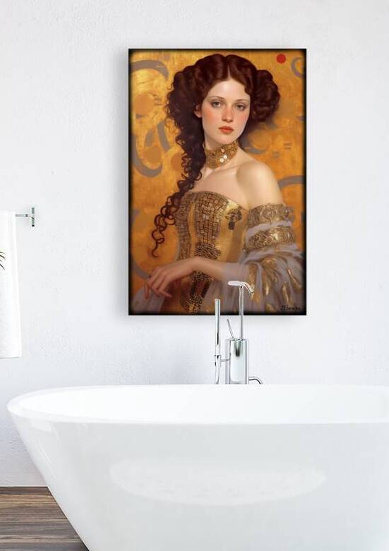 Lady of Klimt FA 25 2x3  356 by Ksavera ART
