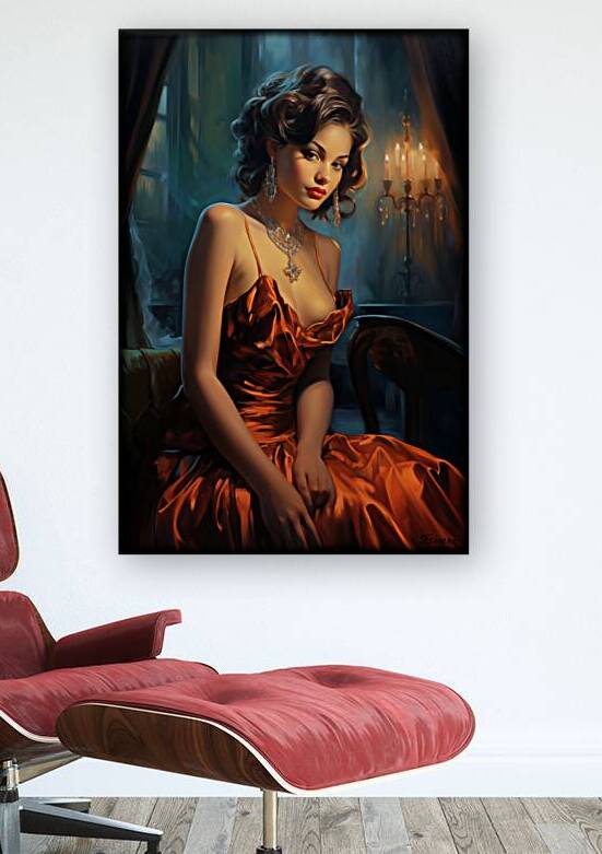 Portrait of ladyFA 25 2x3  357 by Ksavera ART