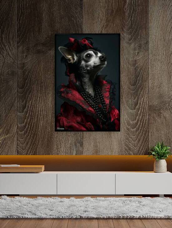 Portrait of a dog FA 25 2x3  326 by Ksavera ART