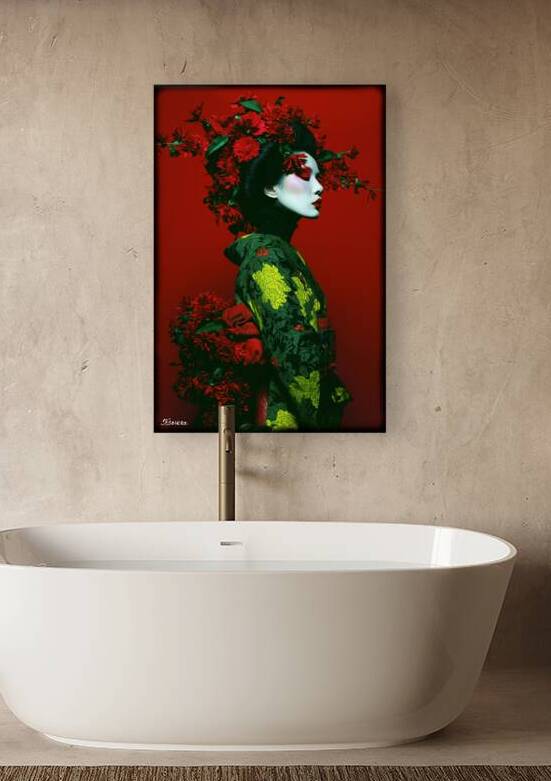 Geisha FA 25 2x3  321 by Ksavera ART
