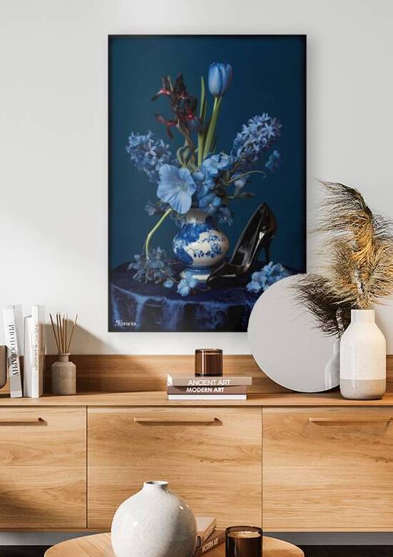 Blue Still life FA 25 2x3  338 by Ksavera ART