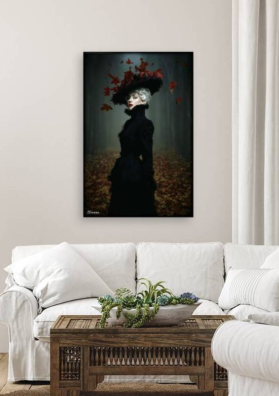 Lady in black FA 25 2x3  308 by Ksavera ART