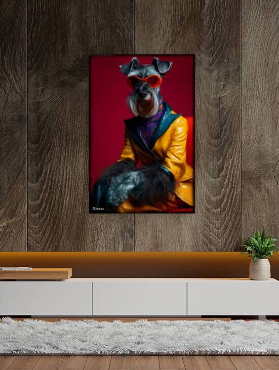 Portrait of a dog FA 25 2x3  339 by Ksavera ART