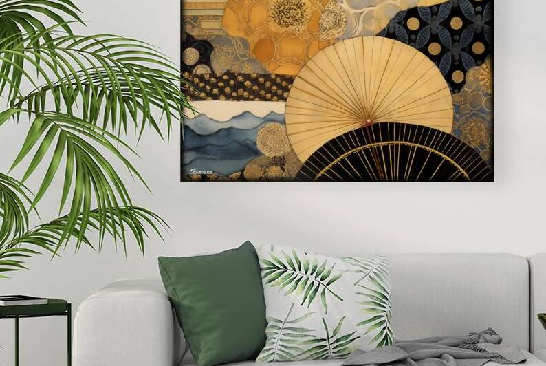 Japanese abstraction FA 25 2x3  388 by Ksavera ART