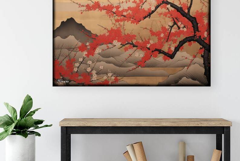 Japanese art FA 25 2x3  428 by Ksavera ART