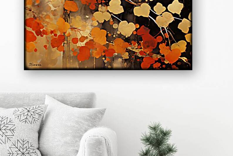 Japanese floral art FA 25 2x3  372 by Ksavera ART
