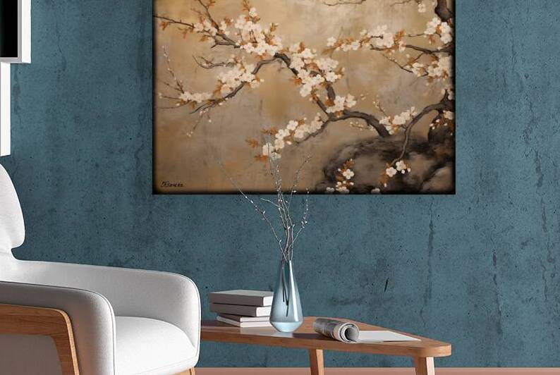 Japanese sakura FA 25 2x3  380 by Ksavera ART