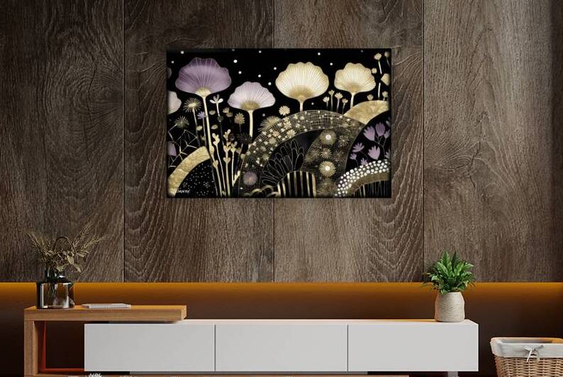 Japanese floral art FA 25 2x3  524 by Ksavera ART