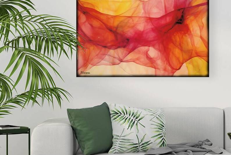 Japanese floral art FA 25 2x3  509 by Ksavera ART