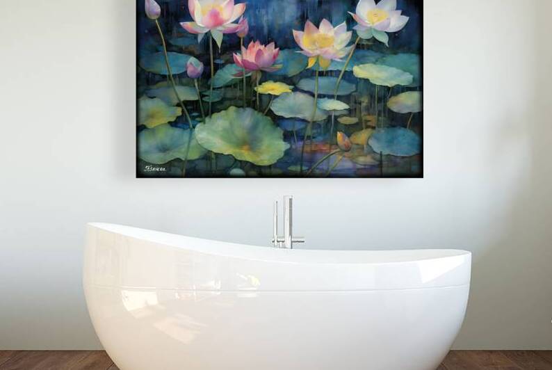 Japanese floral art FA 25 2x3  542 by Ksavera ART