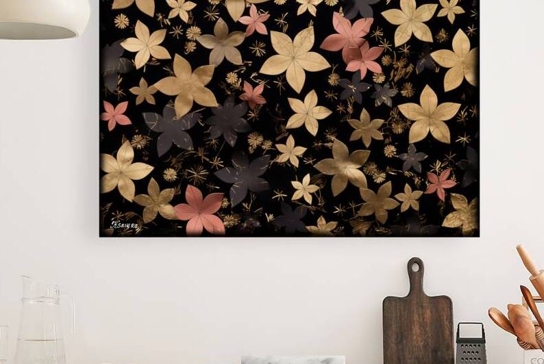 Japanese floral art FA 25 2x3  506 by Ksavera ART
