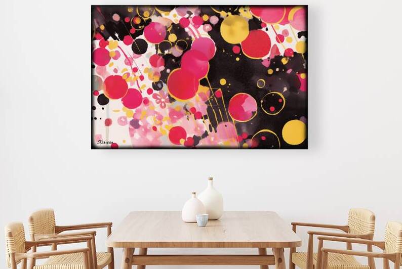 Japanese floral art FA 25 2x3  481 by Ksavera ART