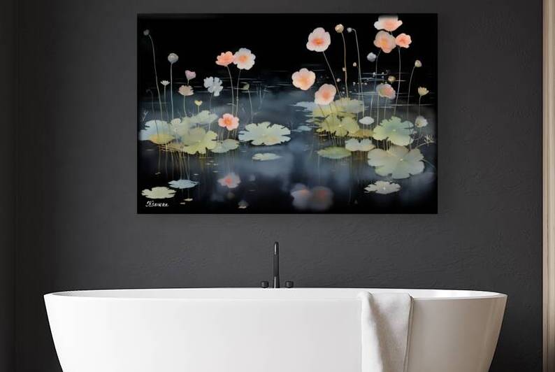 Japanese floral art FA 25 2x3  544 by Ksavera ART