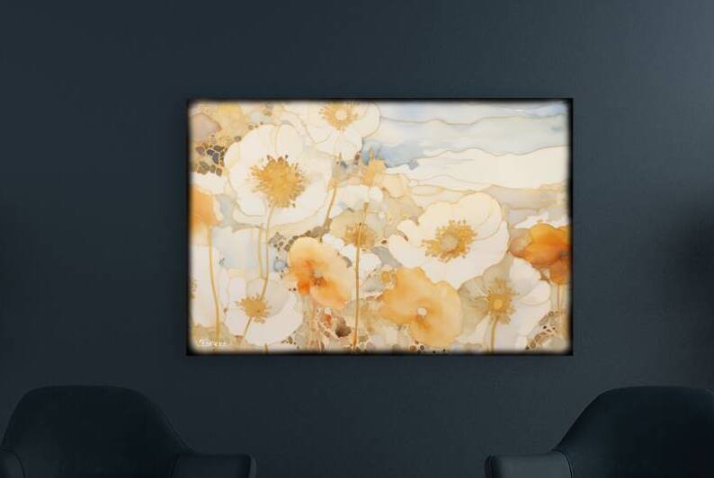 Japanese floral art FA 25 2x3  551 by Ksavera ART