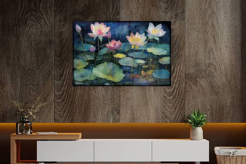 JAPANESE FLORAL ART FA 25 2x3 542 by Ksavera ART