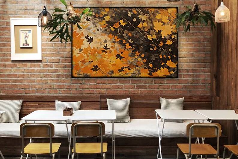 JAPANESE FLORAL ART FA 25 2x3 540 by Ksavera ART