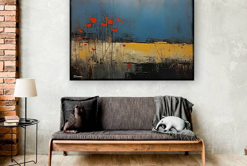 JAPANESE FLORAL ART FA 25 2x3 523 by Ksavera ART