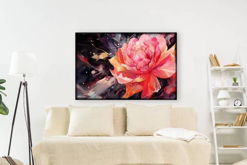 JAPANESE FLORAL ART FA 25 2x3 543 by Ksavera ART