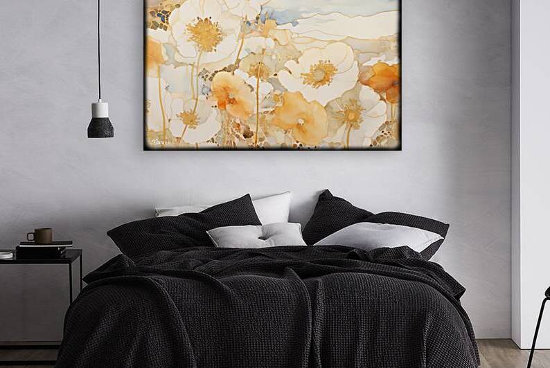 JAPANESE FLORAL ART FA 25 2x3 551 by Ksavera ART