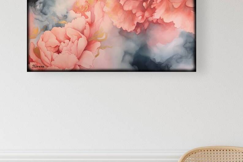  JAPANESE FLORAL ART FA 25 2x3 507 by Ksavera ART
