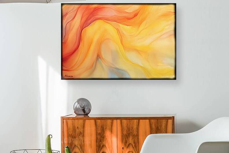JAPANESE FLORAL ART FA 25 2x3 513 by Ksavera ART