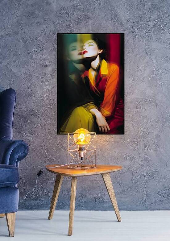 Lady in red FA 25 2x3 567 by Ksavera ART