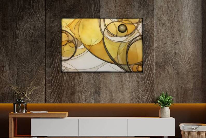 JAPANESE FLORAL ART FA 25 2x3 530 by Ksavera ART