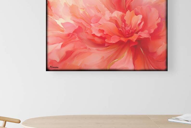 JAPANESE FLORAL ART FA 25 2x3 503 by Ksavera ART