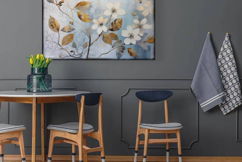 JAPANESE FLORAL ART FA 25 2x3 525 by Ksavera ART