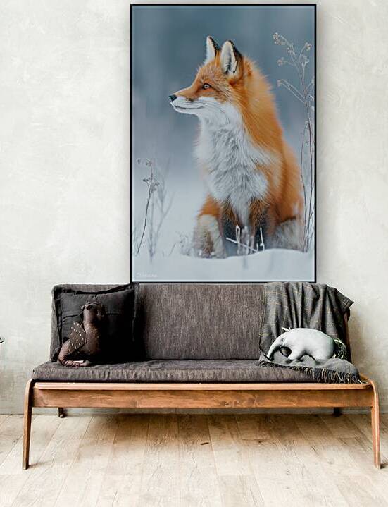 Winter fox FA 25 2x3 602 by Ksavera ART