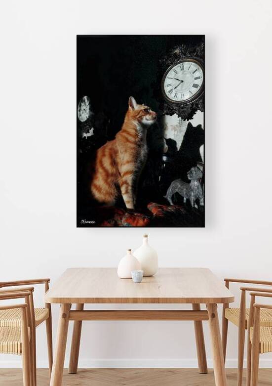 Ginger cat FA 25 2x3 608 by Ksavera ART
